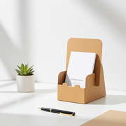 Eco-friendly Craft Brown Cardboard Business Card Holder